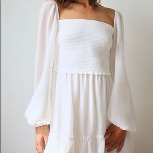 Aritzia white tempest dress